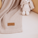 Cotton Baby Bed Fitted Sheet <b> 120x60 cm</b><em> Beige</em>
