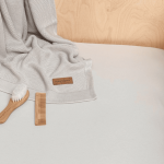 Cotton Baby Crib <b>Fitted Sheet 90x60 cm</b><em>Beige</em>