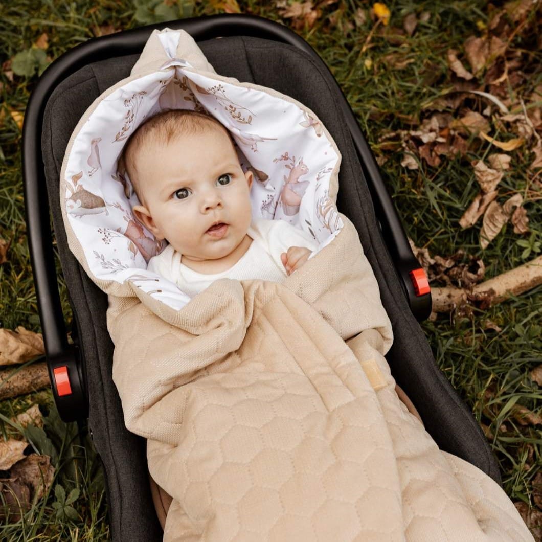 Baby Car Seat Swaddle Forest Friends ColorStories