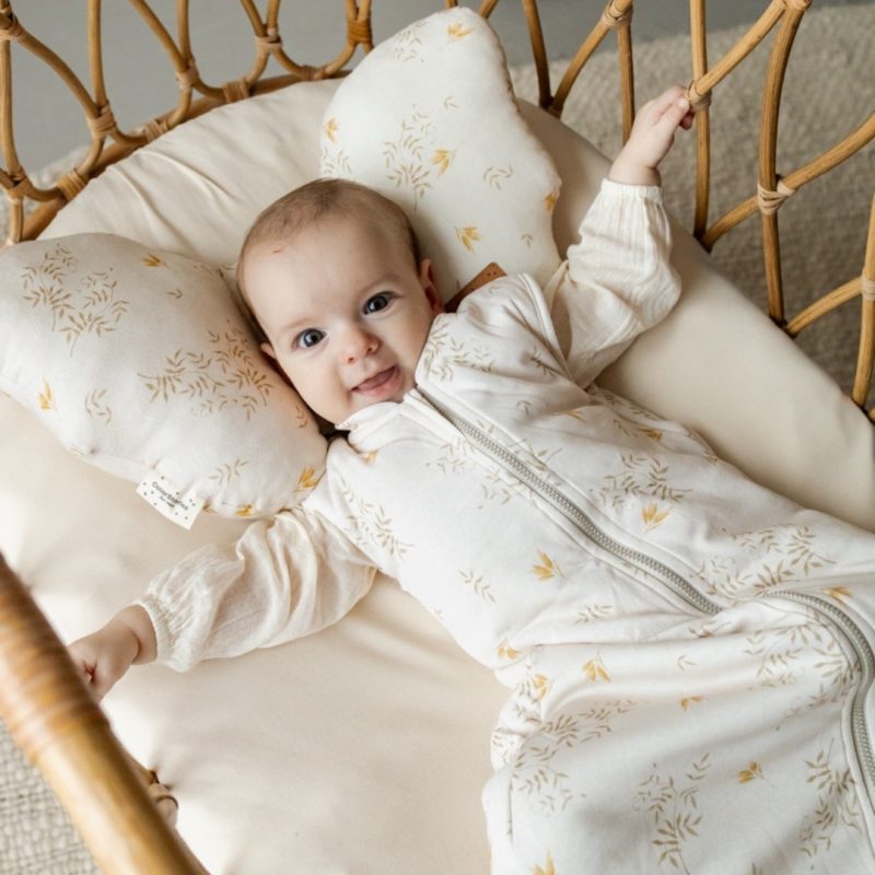 kolekcja Angel Twig, poduszka motylek, śpiworek niemowlęcy do spania