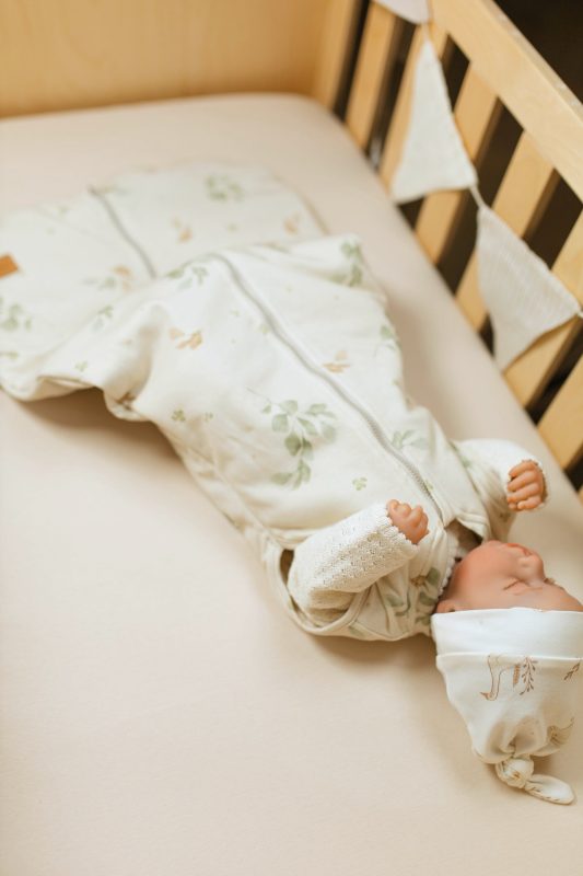 śpiworek niemowlęcy do spania eucalyptus