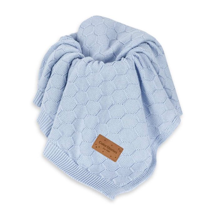 Kocyk bambusowy Hana Baby Blue