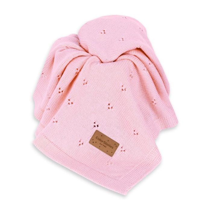 Kocyk Merino <b> całoroczny Meri </b> <em> Różowy </em> - obrazek 1