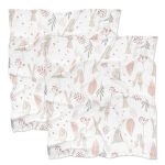 Bamboo Muslin Cloth <b> 50x60 cm 2-Pack </b><em> Forest Friends</em> - Image 3