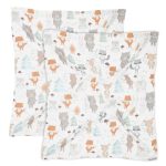 Bamboo Muslin Cloth <b> 50x60 cm 2-Pack </b><em> Wild Safari </em> - Image 2
