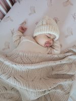 Kocyk Bawełniany <b> Ben </b> <em>Beżowy</em> - obrazek 12