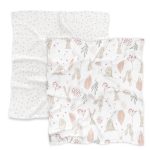 Bamboo Muslin Cloth <b> 50x60 cm 2-Pack </b><em> Bunny</em>