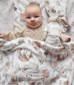 Baby Bedding Set <b> with filling 75x100 cm </b> <em> Forest Friends </em> - Image 6