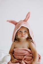 Ręcznik Królik Duży <b> pudrowy róż </b><em> Forest Friends</em> - obrazek 5