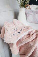 Ręcznik Królik Duży <b> pudrowy róż </b><em> Forest Friends</em> - obrazek 8