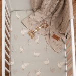 Prześcieradło <b>do dostawki 90x60cm</b><em> Happy Goose Olive </em> - obrazek 4