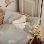 Pościel dla dziecka<b> z wypełnieniem 100x135 cm </b> <em> Happy Goose Olive </em> - obrazek 8