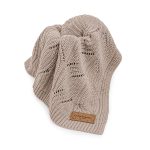 Kocyk Bawełniany <b> Ben </b> <em>Ciemny Beż</em> - obrazek 6