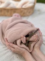 Bamboo Baby Blanket <b> Bibi </b> <em> Pastel Pink </em> - Image 8