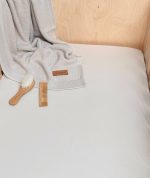 Cotton Baby Bed Fitted Sheet <b> 120x60 cm</b><em> Beige</em> - Image 18