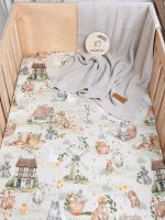 Prześcieradło <b>do łóżeczka 120x60cm</b><em> Little Farm </em> - obrazek 19