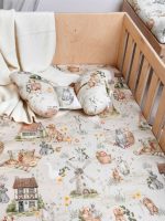 Prześcieradło <b>do łóżeczka 120x60cm</b><em> Little Farm </em> - obrazek 12