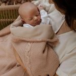 Ciepły Kocyk Bawełniany <b> z polarem </b> <em> Nico Pastelowy Róż </em> - obrazek 12