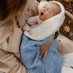 Ciepły Kocyk <b> bawełniany z barankiem</b> <em> Bruno Ocean Blue </em> - obrazek 8