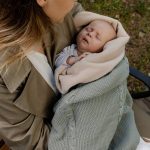 Ciepły Kocyk Bawełniany <b> z polarem </b> <em> Nico Baby Blue </em> - obrazek 4