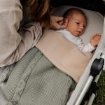 Warm Cotton <b> Fleece Lined Baby Blanket </b> <em> Nico Beige </em> - Image 11