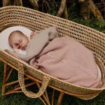 Warm Cotton <b> Fleece Lined Baby Blanket </b> <em> Nico Beige </em> - Image 13