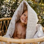 Poduszka Minky <b> dla niemowlaka 40 x 30 cm </b> <em> Birdsong </em> - obrazek 2