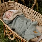 Ciepły Kocyk Bawełniany <b> z polarem </b> <em> Nico Oliwkowy </em> - obrazek 8