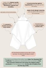 Ręcznik z kapturkiem <b> Królik duży </b> <em> Pudrowy Róż </em> - obrazek 12