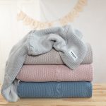 Ciepły Kocyk Bawełniany <b> z polarem </b> <em> Nico Jasny Szary </em> - obrazek 10