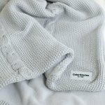 Ciepły Kocyk Bawełniany <b> z polarem </b> <em> Nico Jasny Szary </em> - obrazek 8