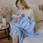Bamboo Baby Blanket <b>Bibi</b> <em>Baby Blue</em> - Image 2