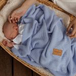 Bamboo Baby Blanket <b>Bibi</b> <em>Baby Blue</em> - Image 5