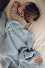 Kocyk Bambusowy <b> Bibi </b> <em>Baby blue</em> - obrazek 5