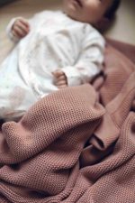 Bamboo Baby Blanket <b> Bibi </b> <em>Dusty Rose</em> - Image 18