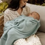 Bamboo Baby Blanket <b> Bibi </b> <em> Mint</em> - Image 2
