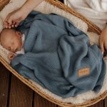 Kocyk Bambusowy <b> Bibi </b><em> Ocean Blue</em> - obrazek 4