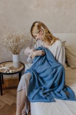 Kocyk Bambusowy <b> Bibi </b><em> Ocean Blue</em> - obrazek 2