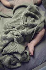 Bamboo Baby Blanket <b> Bibi </b> <em>Olive</em> - Image 15