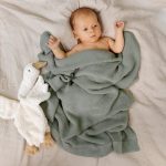 Bamboo Baby Blanket <b> Bibi </b> <em>Olive</em> - Image 3