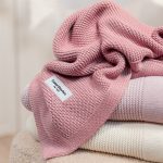 Bamboo Baby Blanket <b> Bibi </b> <em>Dusty Rose</em> - Image 12