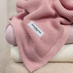 Bamboo Baby Blanket <b> Bibi </b> <em>Dusty Rose</em> - Image 11