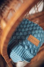 Kocyk Bambusowy <b> Fema </b> <em> Ocean Blue </em> - obrazek 7