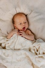 Kocyk Bambusowy <b>Ivi</b><em> Kremowy </em> - obrazek 3