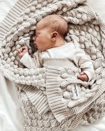 Bamboo Baby Blanket <b> Fema </b> <em>Beige </em> - Image 19