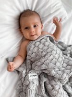Bamboo Baby Blanket <b> Fema </b> <em>Light Grey </em> - Image 9