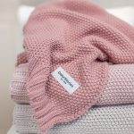 Kocyk Bawełniany <b> Leo </b> <em>Brudny róż</em> - obrazek 3