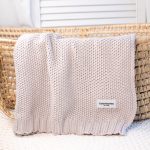 Kocyk Bawełniany <b> Leo </b> <em>Beżowy</em> - obrazek 4