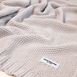 Kocyk Bawełniany <b> Leo </b> <em>Beżowy</em> - obrazek 7