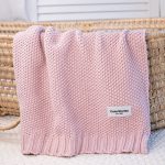 Kocyk Bawełniany <b> Leo </b> <em>Zamglony róż</em> - obrazek 4